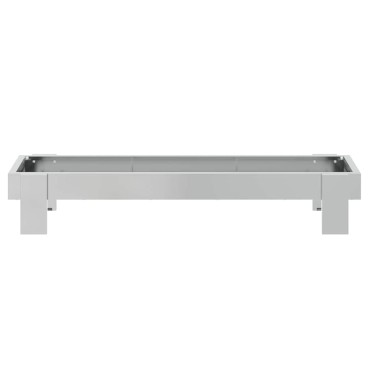 vidaXL Τάφος ταΐσματος κοτόπουλων Ασημί 80 x 28 x 13.5 cm