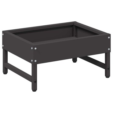 vidaXL Ταΐστρα για Πουλιά Μαύρο 80 x 28 x 13.5 cm