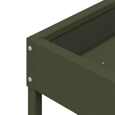 vidaXL Ταΐστρα για Πουλιά Ελιά Πράσινη 80 x 28 x 13.5 cm