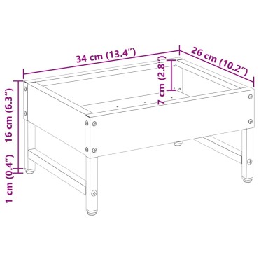 vidaXL Ταΐστρα για Πουλιά Ασημί 80 x 28 x 13.5 cm