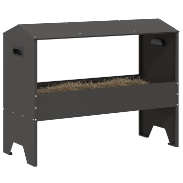 vidaXL Ταΐστρα για ζώα Μαύρο 79 x 35 x 62 εκ. 15 kg
