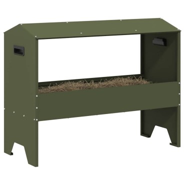 vidaXL Ταΐστρα για ζώα Λαδί 79 x 35 x 62 εκ. 15 kg