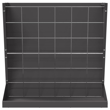 vidaXL Φαγητό για Ξηρά Χόρτα Μαύρο 71 x 33 x 70 εκ 5 kg