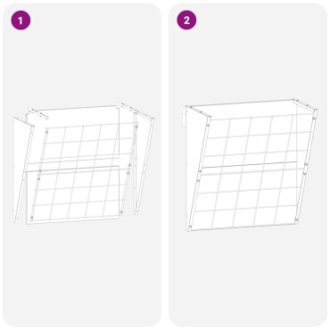 vidaXL Κρεμαστός τροφοδότης άχυρου Ασημί 61 x 33 x 66 εκ