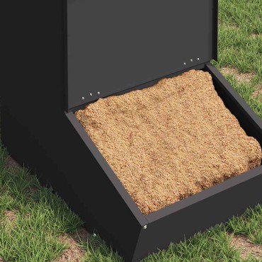 vidaXL Ταΐστρα Γουρουνιών Μαύρο 55 x 38 x 76 εκ. 20 kg