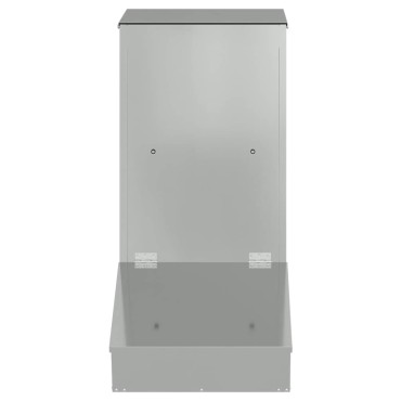 vidaXL Ταΐστρα Γουρουνιών Ασημί 55 x 38 x 76 εκ. 20 kg