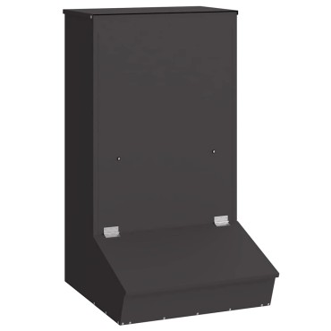 vidaXL Ταΐστρα Γουρουνιών Μαύρο 55 x 51 x 91,5 εκ.