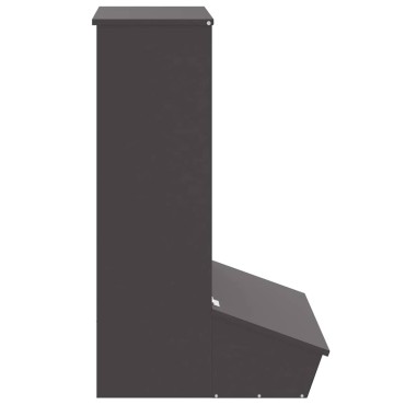 vidaXL Ταΐστρα Γουρουνιών Μαύρο 55 x 51 x 91,5 εκ. 20 kg