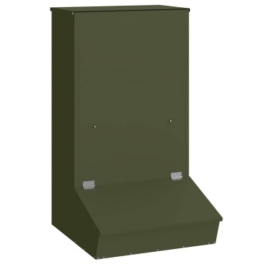 vidaXL Ταΐστρα Γουρουνιών Ελιά Πράσινη 55 x 51 x 91,5 εκ.