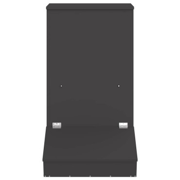 vidaXL Ταΐστρα Γουρουνιών Μαύρο 82 x 51 x 91,5 εκ. 20 kg
