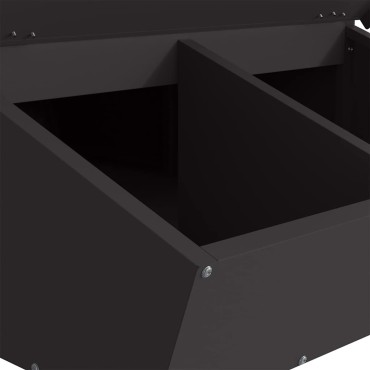 vidaXL Ταΐστρα Γουρουνιών Μαύρο 82 x 51 x 91,5 εκ. 20 kg