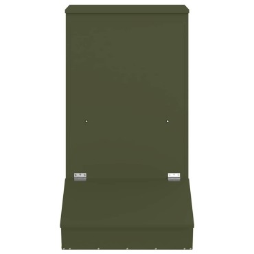 vidaXL Ταΐστρα Γουρουνιών Ελιά Πράσινη 82 x 51 x 91,5 εκ. 20 kg