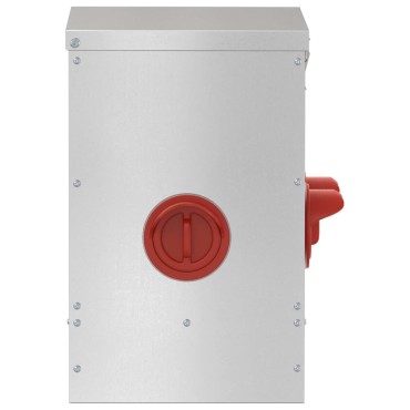 vidaXL Ταΐστρα κοτόπουλων Ασημί 40,5 x 25 x 38 εκ. 20 kg