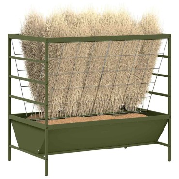 vidaXL Ταΐστρα για ζώα Λαδί 100 x 60 x 90 εκ. 15 kg