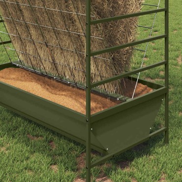 vidaXL Ταΐστρα για ζώα Λαδί 100 x 60 x 90 εκ. 15 kg