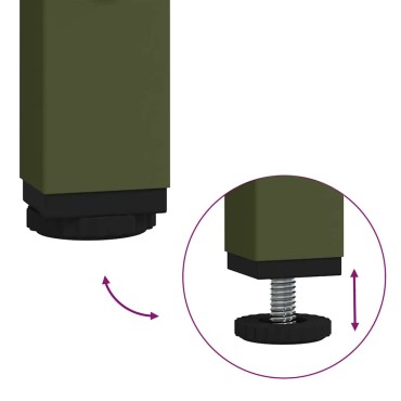 vidaXL Ταΐστρα για ζώα Λαδί 100 x 60 x 90 εκ. 15 kg
