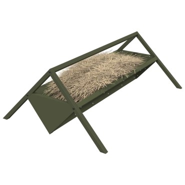 vidaXL Ταΐστρα για ζώα Λαδί 111 x 76 x 38 εκ 10 kg