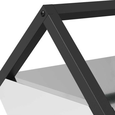 vidaXL Ταΐστρα για ζώα Ασημί 111 x 76 x 38 εκ 10 kg