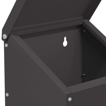 vidaXL Ταΐστρα κοτόπουλων Μαύρο 21 x 16 x 33 εκ. 3 kg