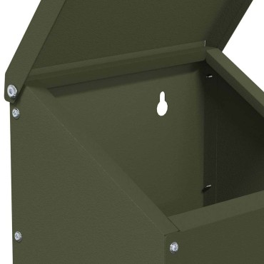 vidaXL Ταΐστρα κοτόπουλων Λαδί 21 x 16 x 33 εκ. 3 kg