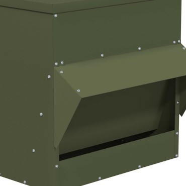 vidaXL Ταΐστρα κοτόπουλων Λαδί 40,5 x 45 x 41 cm 20 kg