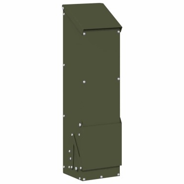vidaXL Ταΐστρα κοτόπουλων Ελιά Πράσινη 13 x 12 x 51 εκ.