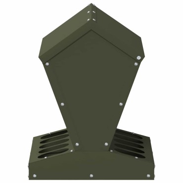 vidaXL Ταΐστρα κοτόπουλων Ελιά Πράσινη 30 x 30 x 39 εκ