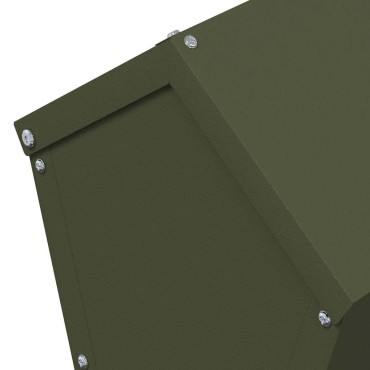 vidaXL Ταΐστρα κοτόπουλων Ελιά Πράσινη 30 x 30 x 39 εκ