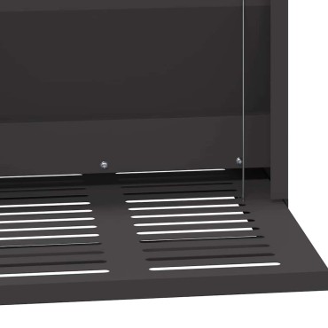 vidaXL Ταΐστρα Κοτόπουλου με Πεντάλ Μαύρο 33 x 42 x 40 εκ. 10 kg