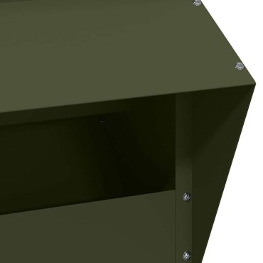 vidaXL Ταΐστρα κοτόπουλων Ελιά Πράσινη 20 x 25 x 35 εκ.