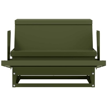 vidaXL Ταΐστρα Κοτόπουλου με Πεντάλ Λαδί 50 x 40 x 29 εκ. 2 κιλά