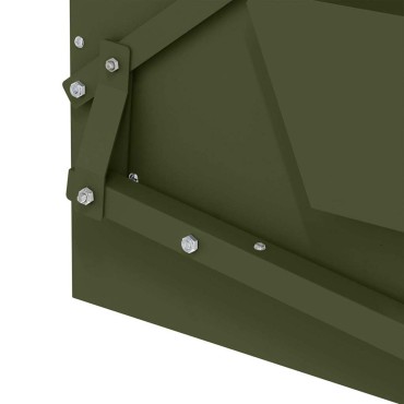 vidaXL Ταΐστρα Κοτόπουλου με Πεντάλ Λαδί 50 x 40 x 29 εκ. 2 κιλά