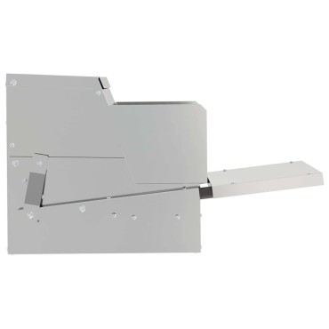 vidaXL Ταΐστρα Κοτόπουλου με Πεντάλ Ασημί 50 x 40 x 29 εκ.