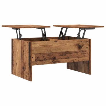 vidaXL Τραπεζάκι σαλονιού Παλιό Ξύλο 102x50,5x46,5cm 1 τεμ.