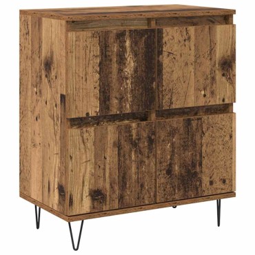 vidaXL Πλαϊνό γραφείο Παλιό ξύλο 60x35x70cm 1 τεμ.