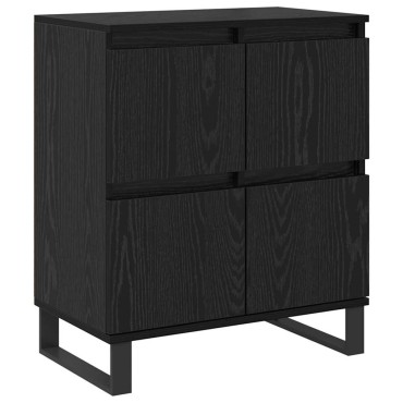 vidaXL Πλαϊνό γραφείο Μαύρη Οξυά 60x35x70cm 1 τεμ.