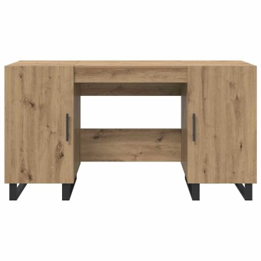 vidaXL Γραφείο artisan δρυς Επεξεργασμένο ξύλο 140x50x75cm 1 τεμ.