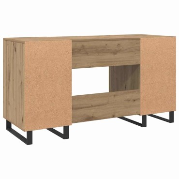vidaXL Γραφείο artisan δρυς Επεξεργασμένο ξύλο 140x50x75cm 1 τεμ.