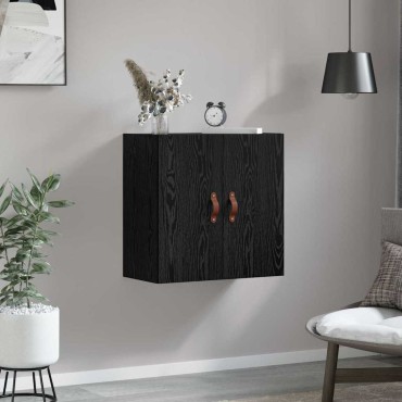 vidaXL Ντουλάπα Τοίχου 60x31x60cm Επεξεργασμένο Ξύλο Μαύρη δρυς 1 τεμ.