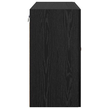 vidaXL Ντουλάπα Τοίχου 60x31x60cm Επεξεργασμένο Ξύλο Μαύρη δρυς 1 τεμ.