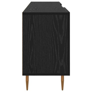 vidaXL Ντουλάπι TV 150x30x50cm Μαύρη δρυς Επεξεργασμένο ξύλο
