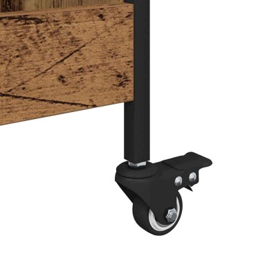 vidaXL Καρότσι Κουζίνας Παλιό ξύλο 70x30x82cm Επεξεργασμένο Ξύλο 1 τεμ.