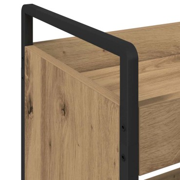 vidaXL Καρότσι Κουζίνας Artisan Oak 70x30x82cm Επεξεργασμένο Ξύλο 1 τεμ.
