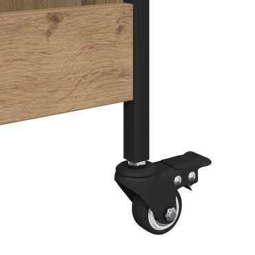 vidaXL Καρότσι Κουζίνας Artisan Oak 70x30x82cm Επεξεργασμένο Ξύλο 1 τεμ.