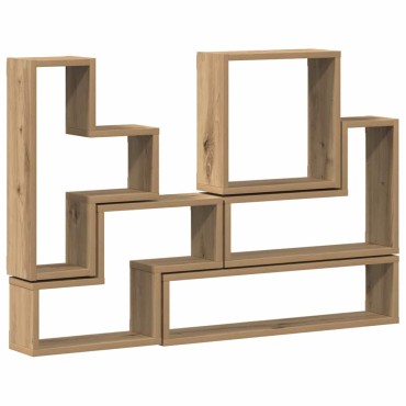 vidaXL Ράφι Τοίχου Επιτοίχιο Artisan Oak 96x12x64cm 1 τεμ.