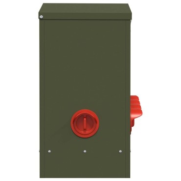 vidaXL Ταΐστρα κοτόπουλων 2 Λαδί 60,5 x 29 x 51 εκ. 25 kg