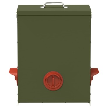 vidaXL Ταΐστρα κοτόπουλων 2 Λαδί 32,5 x 20,5 x 43 εκ 25 kg