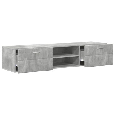vidaXL Ξύλινο Ντουλάπι 150x39x30cm Σκυρόδεμα Γκρι