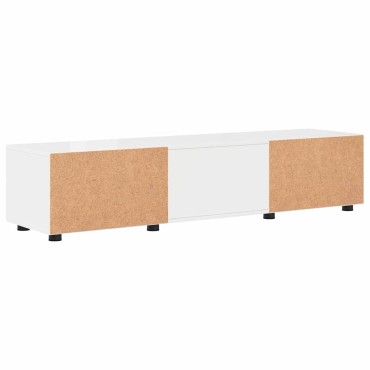 vidaXL Ξύλινο Ντουλάπι 150x39x30cm Υψηλής γυαλάδας λευκό