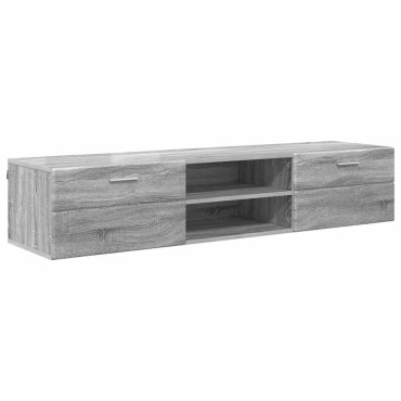 vidaXL Ξύλινο Ντουλάπι 150x39x30cm Γκρίζο Σονομα